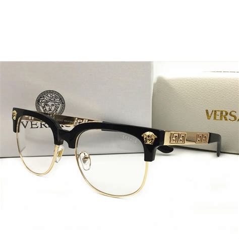 gold men's versace prescription glasses|unisex versace glasses.